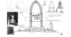 Austin Oaks monument concept