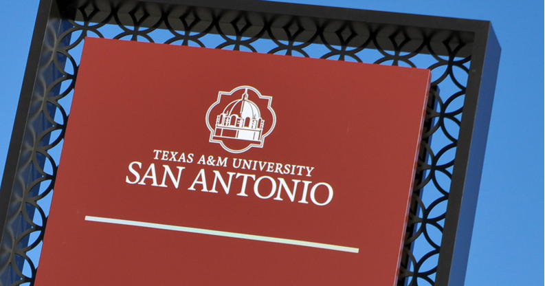 TX A&M San Antonio Wayfinding Sign