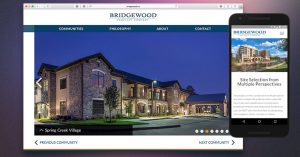 Bridgewood Property responsive website