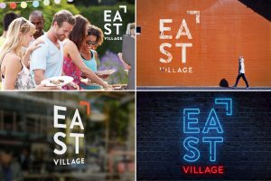 East Village brand identity usage