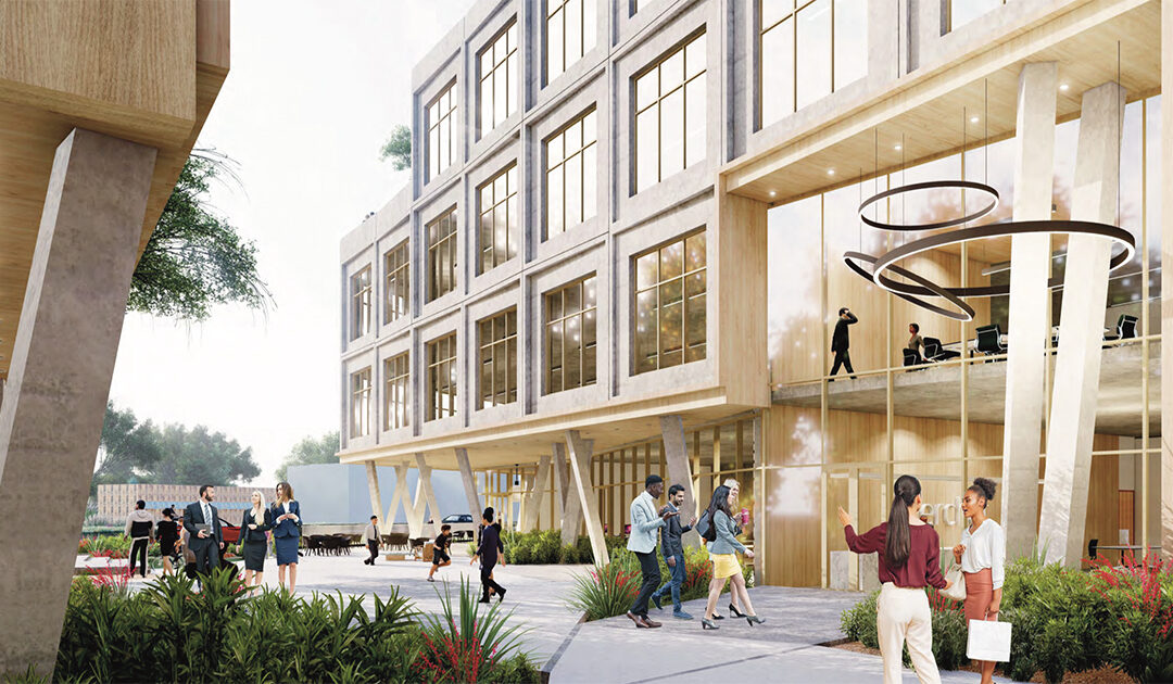 Eastbound – ATX’s future office development, today