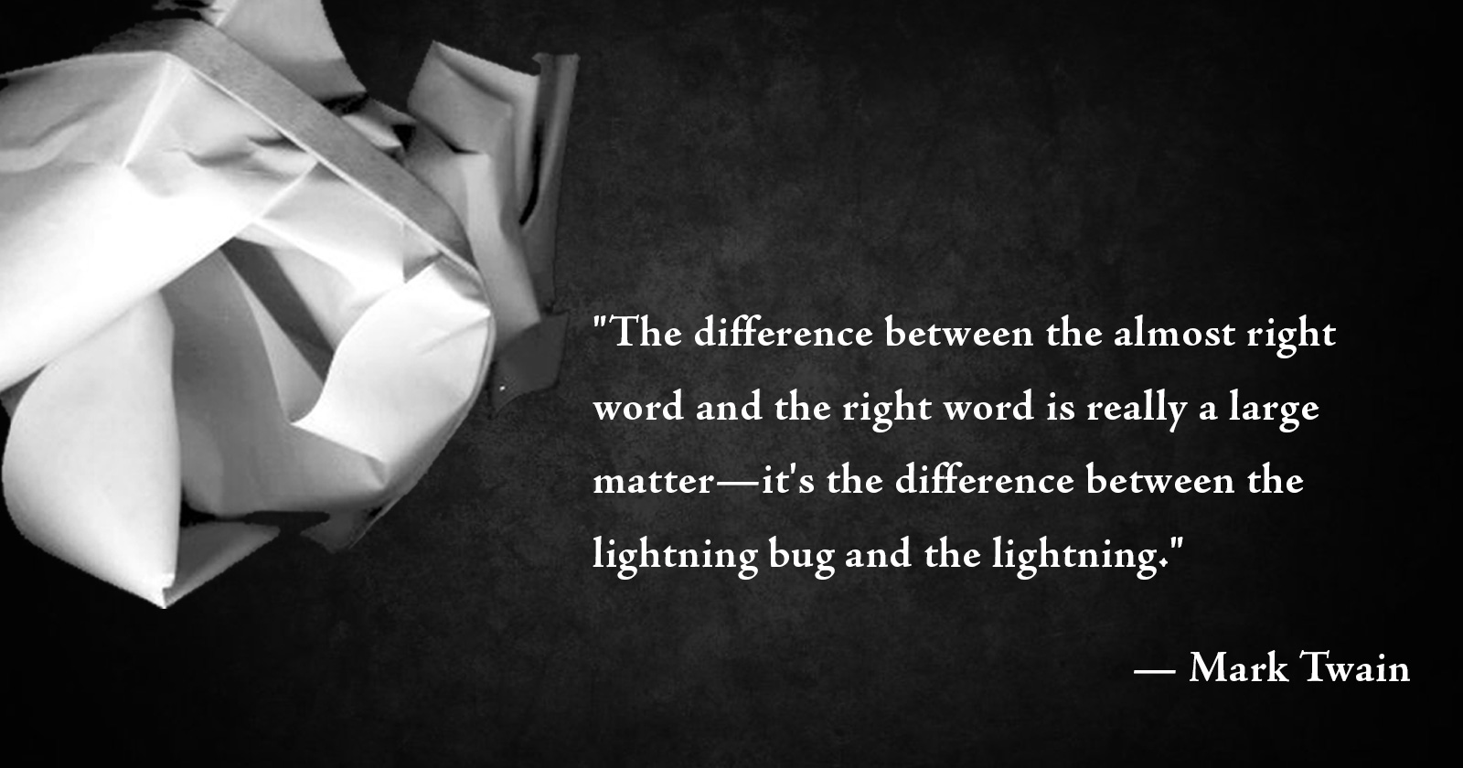 Naming News Post Mark Twain Quote - Naming